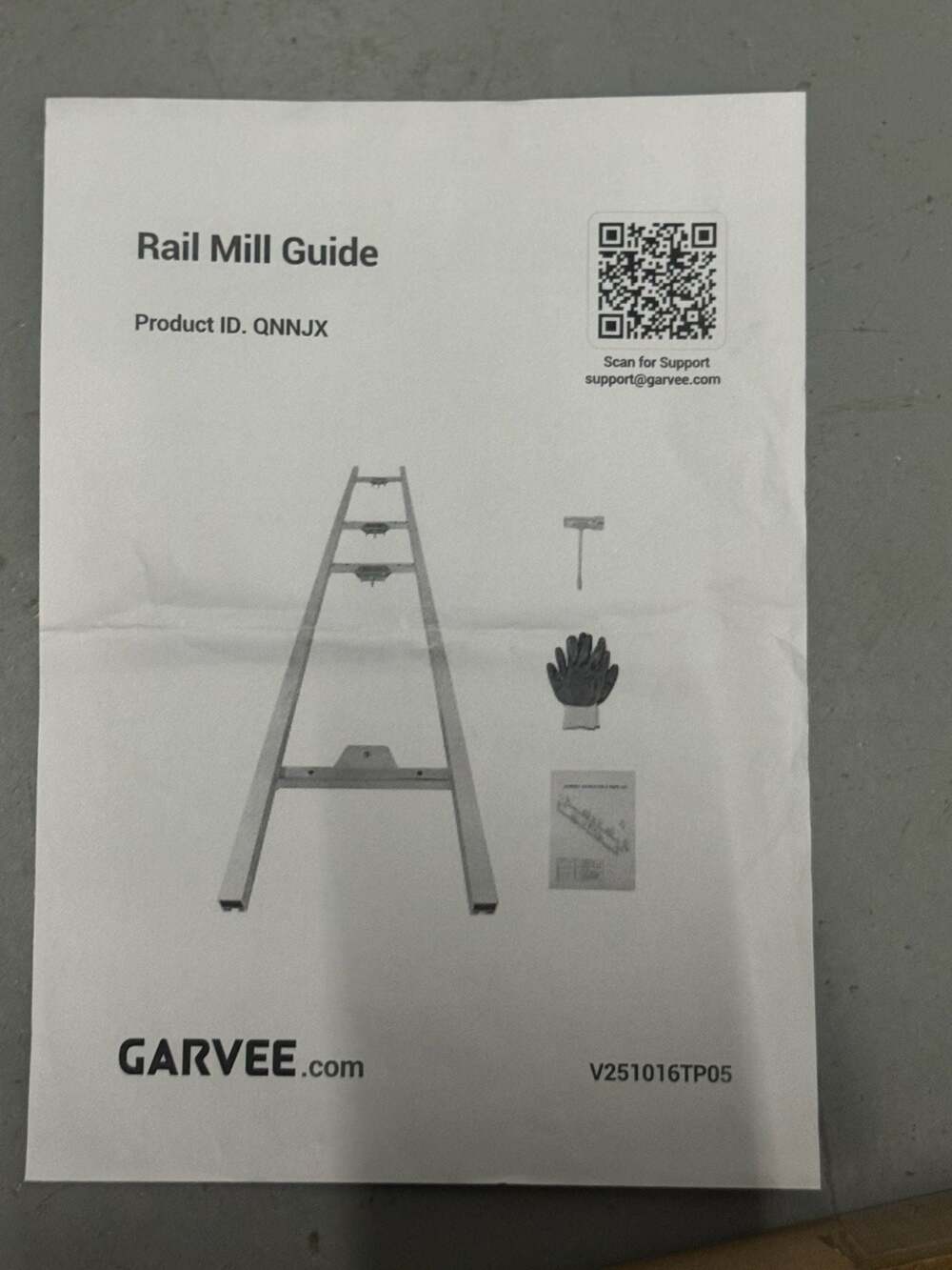 Garvee Rail Mill Guide Chainsaw Mill Attachment QNNJX
